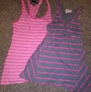 Left: Miley Cyrus Max Azria Tank Right: Op Tank